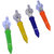 Saamarth Impex Lot Of 4 Pcs Multi Color pen With LED Light On Top SI-151