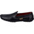 Fausto MenS Black Casual Loafers (FST K6049 BLACK)