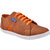 Fausto MenS Tan Sneakers Lace-Up Shoes (FST K6075 TAN)