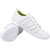 Fausto MenS White Sneakers Lace-Up Shoes (FST 1064 WHITE)
