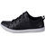 Fausto MenS Black Sneakers Lace-Up Shoes (FST K6050 BLACK)