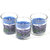 AuraDecor Buy 1 Get 1 Set of Three Fragrance Glass Candle ( Lavender )