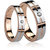 RM Jewellers CZ 92.5 Sterling Silver American Diamond Fashionable Couple Band For Men and Women