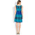 Folklore Blue Printed A Line Dress For Women