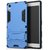 Heartly Graphic Designed Kick Stand Hard Dual Rugged Armor Hybrid Bumper Back Case Cover For Sony Xperia Z5 Premium - Po