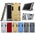 Heartly Graphic Designed Kick Stand Hard Dual Rugged Armor Hybrid Bumper Back Case Cover For Sony Xperia Z5 Premium - Po