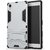 Heartly Graphic Designed Kick Stand Hard Dual Rugged Armor Hybrid Bumper Back Case Cover For Sony Xperia Z5 Premium - Ch