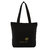Vivinkaa Black Big Butterfly Printed Tote Bag With Zip for Women