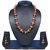 Beautiful pearl nad Meena beads Necklace and Earring Set 1001