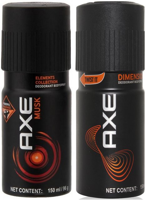 Buy AXE Deodorant Musk and Dimenssion Combo Set of 2 Pcs 150ml