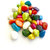 400 Grams of Multicolour Glass Pebbles for Decoration(Pebbles-GL3-400GM)