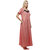 Vedvid Maternity Wear Nighty With A Long Openable Zip In Red