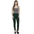 Pistaa Combo Of Black, Pak Green, Beige, Ink Blue and Dark Green Color Stretch Churidar Womens Cotton Best Leggings