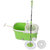 Cherrylite Easy Spin Green Bucket With Wheels  One Extra Mop Refill