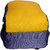 Donex Kool Light weight School/College Backpack Yellow, Grey 1246