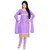 Shree Vardhman Lavender Chanderi Top  Straight Unstiched Salwar Suit  Dress Material