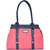 Fdfashion Pink PU Casual Plain Handbag