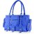 Chhavi Blue Plain Handbag