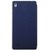 Heartly GoldSand Sparkle Luxury PU Leather Window Flip Stand Back Case Cover For Oppo R9 - Power Blue