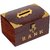 Craft Art India Brown Handmade Wooden Rectangular Money Bank / Piggy Bank / Coin Boxcai-Hd-0198-C
