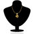 Mahi Gold Plated Gold Alloy & Brass & Copper Pendant With Chain Only for Women