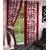 Combo - set of 2 Maroon Kolaveri Door Curtains  Carpet 4x6 feet