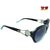 Polo House USA Womens Sunglasses,Color-Black Blue-JulientW1102blackblue