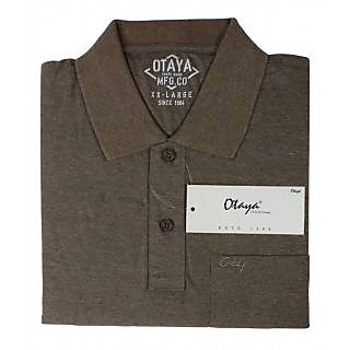 Buy Otaya Camel Solid T Shirt Online 500 from ShopClues