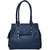 Fdfashion Blue PU Casual Plain Handbag