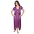 @rk Short Satin Purple color Nighty ,Gown,Sleepware,Robes,Night Dress