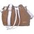 Justanned Women Casual Tan Genuine Leather Sling BagJTWB182-3