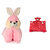 Deals India Folding Bunny Pillow(40 cm) and  Red Teddy Pillow( 40 cm) set of 2