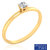 Certified 0.10ct Natural White Diamond Ring 14k Hallmarked Gold Ring LR-0229G