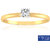 Certified 0.10ct Natural White Diamond Ring 14k Hallmarked Gold Ring LR-0229G
