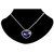 Caratcube Sapphire Blue Heart Of The Ocean Titanic Necklace Austrian Crystal 18K White Gold Plated Pendant for Women