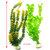 Artificial plastic plant  / aquarium decoration SET OF 6 -12inch