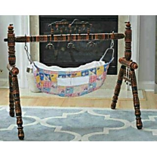 Wooden jhula for sales baby