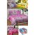 combo of 4 double bedsheet with 5 face towels(df-001)
