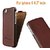 Samshi Collection Top Flip 100 Genuine Leather Case for iPhone 6/6S 4.7Inch- Brown