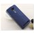 Heartly GoldSand Sparkle Luxury PU Leather Window Flip Stand Back Case Cover For Asus Zenfone 2 Laser ZE500KL 5 inch - Power Blue