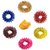 Acupressure Massage Sujok Ring In assorted Colors ( free thumb pAD)