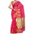 rafeek stores Women Kanchipuram Cotton Art Saree With Tissue Blouse (Pink ,3144-7094-AB-RANI)
