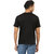 Aqsha Men's Black Round Neck T-Shirt