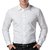 Mens Solid Casual white Shirt