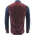 dinkars men printed shirt in contrast colour