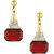 Shining Jewel Red Crystal Dangling Earring (SJ265)