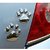 love4ride 2 Piece 3D Silver Footprints Chrome Paw Emblem Car Sticker