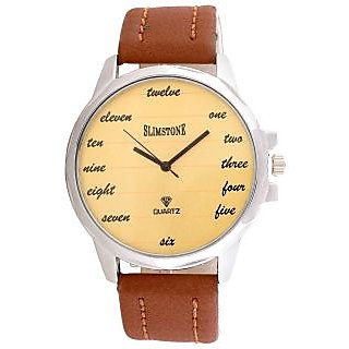 Slim stone watch sales
