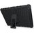 Heartly Flip Kick Stand Spider Hard Dual Rugged Armor Hybrid Bumper Back Case Cover For Ipad Air 5 Tablet - Rugged Black