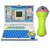 Kids English Learner Computer toy  with 3D Lights Handheld Mike Musical Toy